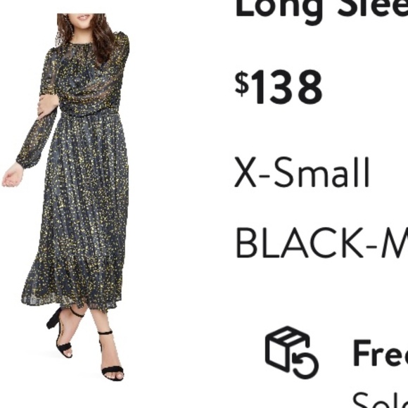 Lost + Wander Oh-La Leopard Long Sleeve Maxi Dress - Picture 1 of 4